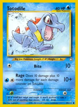 Totodile card