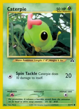 Caterpie card