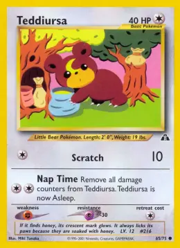 Teddiursa card