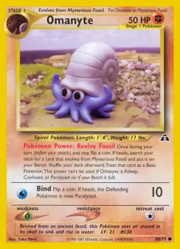 Omanyte card