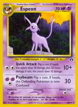 Espeon card