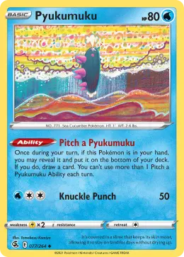 Pyukumuku card