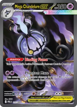 Mega Chandelure ex card