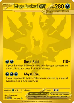 Mega Darkrai ex card