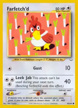 Farfetch'd card