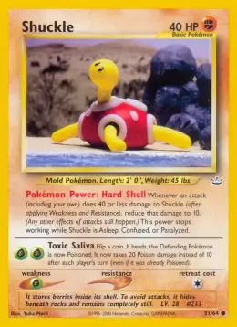 Shuckle card