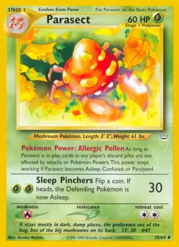 Parasect card