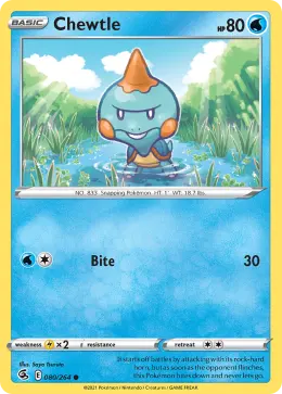 Chewtle card
