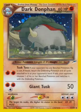 Dark Donphan card
