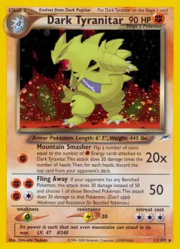 Dark Tyranitar card