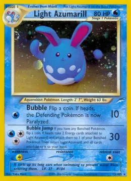 Light Azumarill card