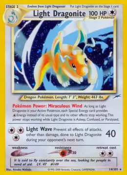 Light Dragonite card