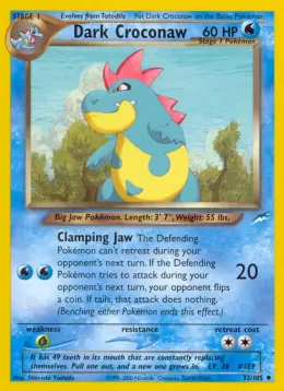 Dark Croconaw card