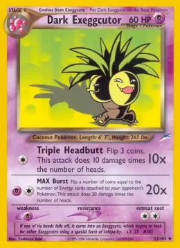 Dark Exeggutor card