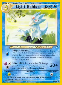 Light Golduck card