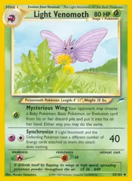 Light Venomoth card
