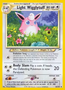 Light Wigglytuff card