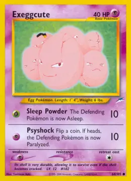 Exeggcute card