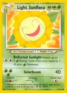 Light Sunflora card