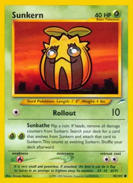 Sunkern card