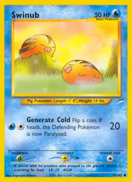 Swinub card