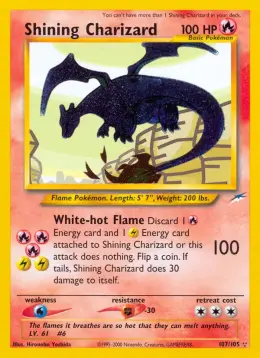 Shining Charizard card
