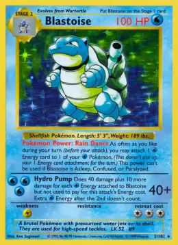Blastoise card