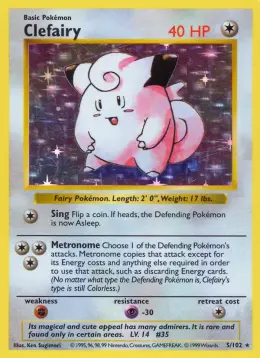 Clefairy card