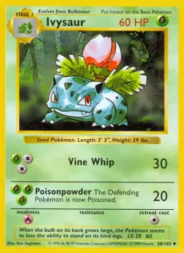 Ivysaur card