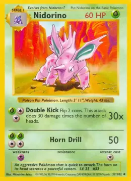 Nidorino card