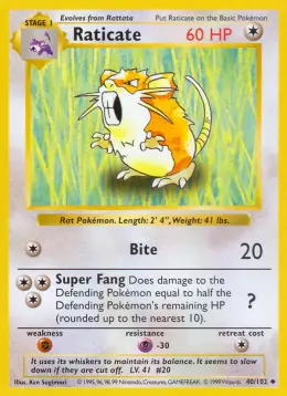 Raticate card