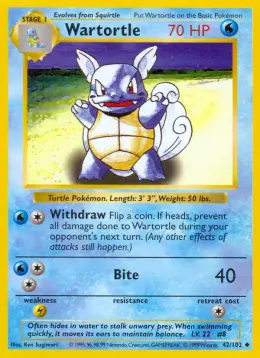 Wartortle card