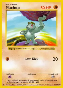 Machop card