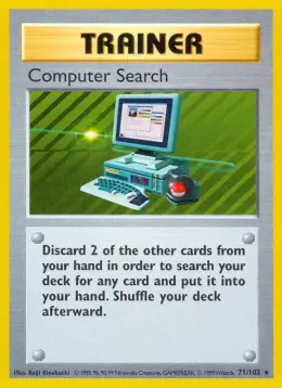 Computer Search card