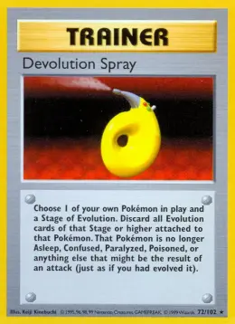 Devolution Spray card