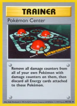 Pokemon Center card