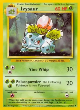 Ivysaur card