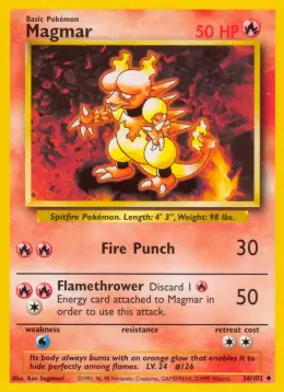 Magmar card