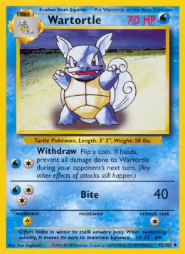 Wartortle card
