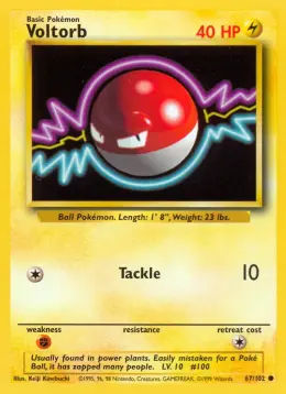 Voltorb card