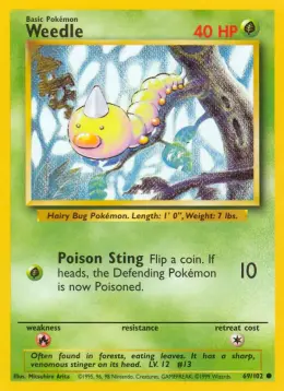 Weedle card