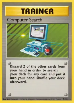 Computer Search card