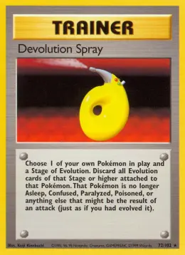 Devolution Spray card