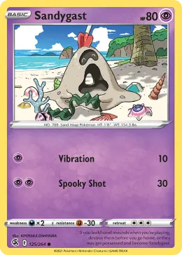 Sandygast card