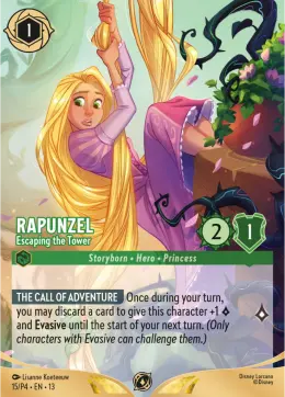 Rapunzel card