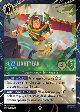 Buzz Lightyear card