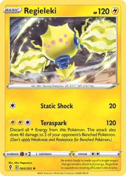Regieleki card