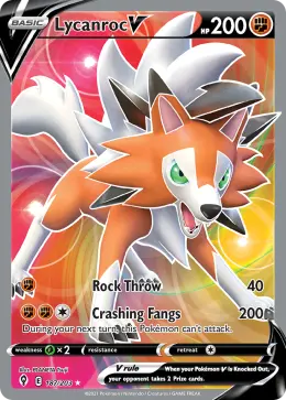 Lycanroc V card