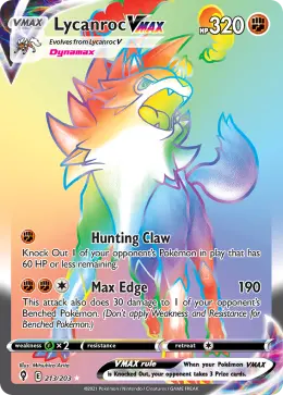 Lycanroc VMAX card