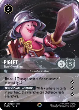 Piglet card